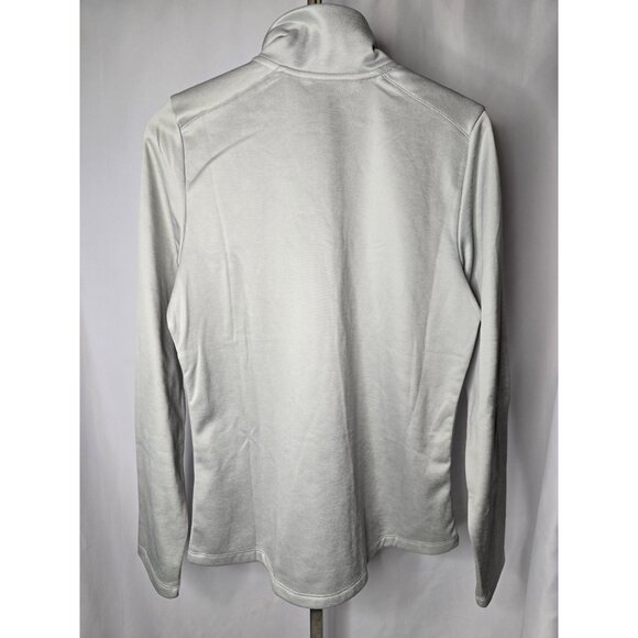 Salomon Unisex Half Zip Mid Layer Fleece Pullover White/Heather- Size Large- NWT - Picture 5 of 12